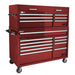 Homak 54-Inch Pro II Combo in Fury Red