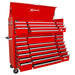 Homak 72-Inch H2Pro 31-Drawer Combo in Fury Red
