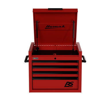 Homak 27" RS Pro 4-Drawer Top Chest in Fury Red