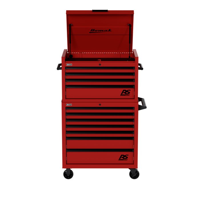 Homak 36" RS Pro 11-Drawer Combo in Fury Red