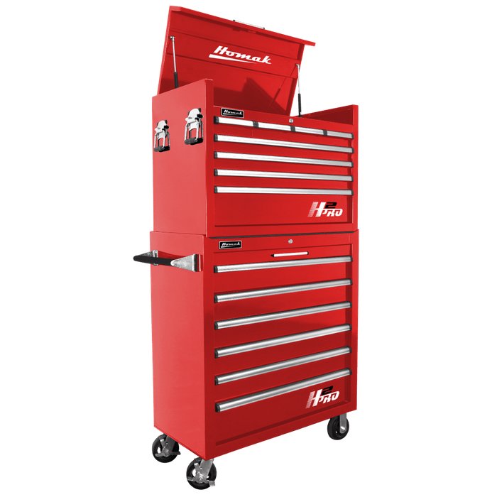 Homak 36-Inch H2Pro Combo in Fury Red