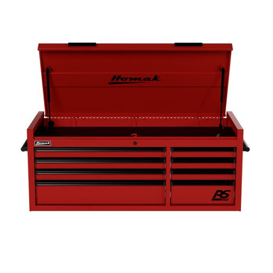 Homak 54" RS Pro 8-Drawer Top Chest in Fury Red