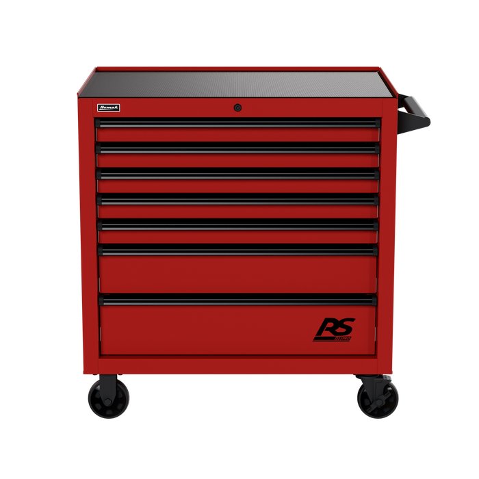 Fury Red 36-Inch RS Pro Rolling Cabinet by Homak