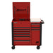 Homak RS Pro 44" 9-Drawer Roll-Around, Fury Red Finish