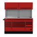Homak 72" CTS Combo in Fury Red with Toolboard Backsplash