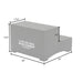 Race Ramps two step dimensions, 24 by 23 inches with two 7.75 inch steps