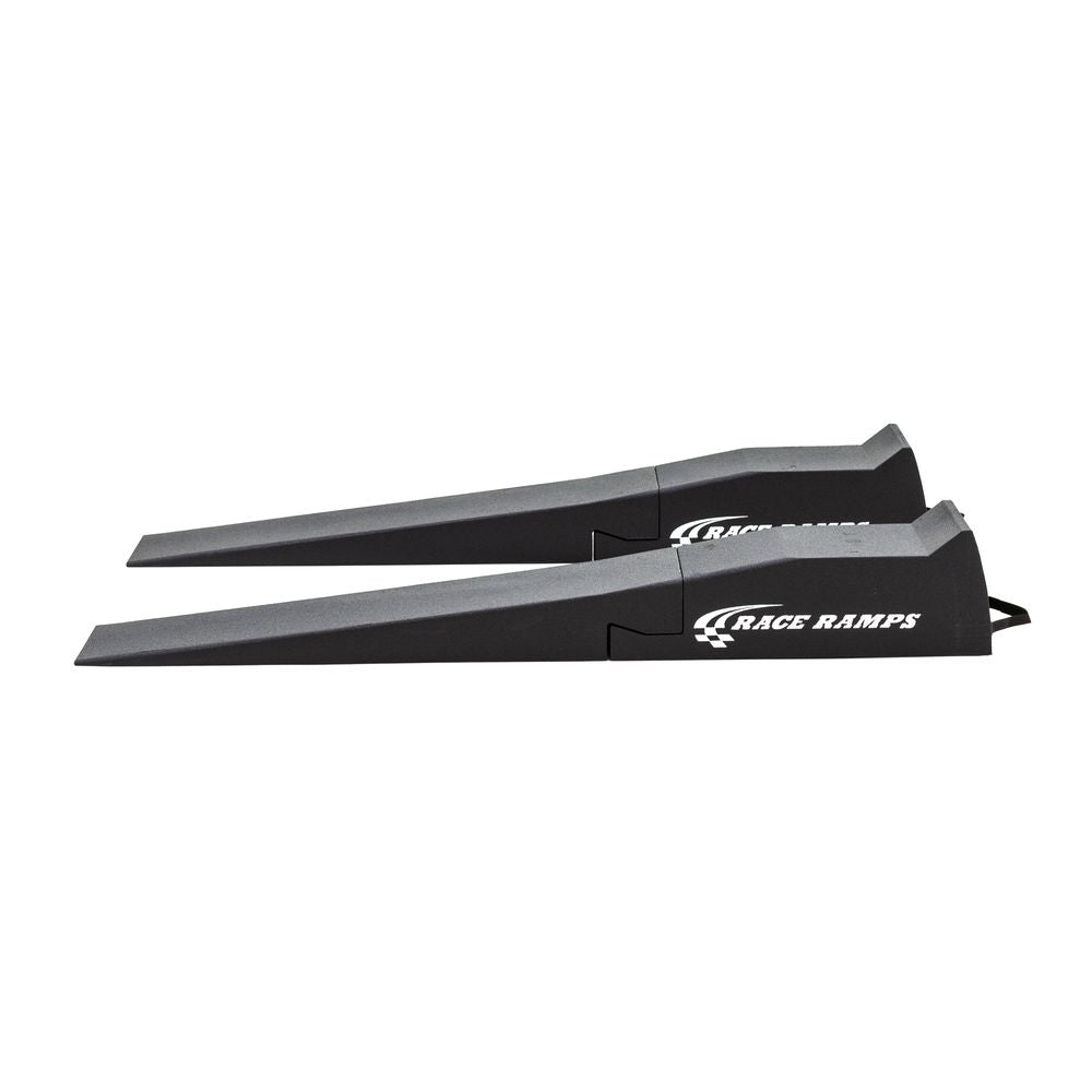 Pair of Race Ramps 72 inch two stage ramps at an angle
