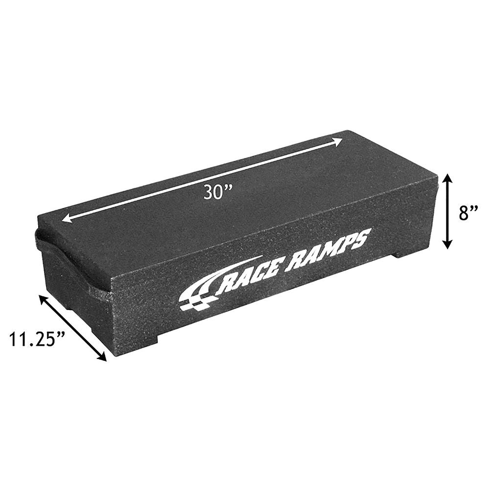 Race Ramps trailer step dimensions, 30 inches long, 11.25 inches deep, 8 inches high