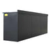 Rear panel and steel construction of Chery Industrial 10ft 35-drawer workbench cabinet