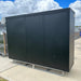 Rear panel of matte black garage cabinet system designed by Chery Industrial