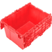 Red tote with top open for the Auxx-Lift
