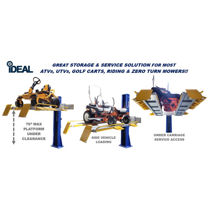 iDEAL SC-2K-UTV-X feature diagram with dimensions