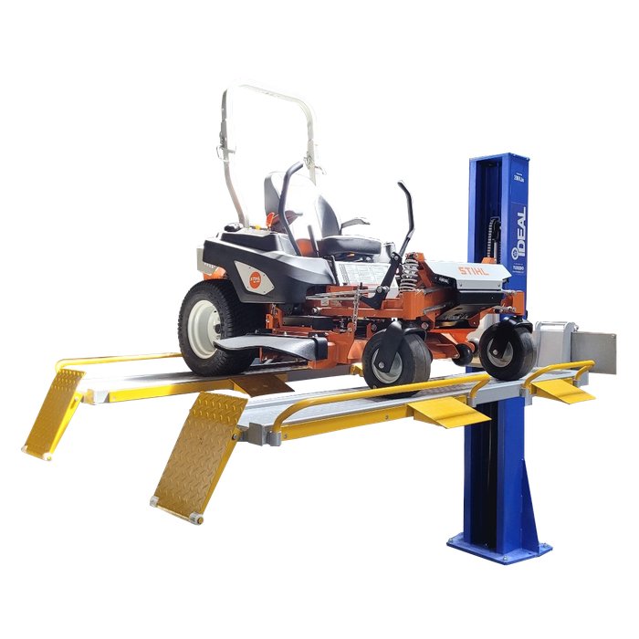 iDEAL SC-2K-UTV-X with STL zero-turn mower ISO view