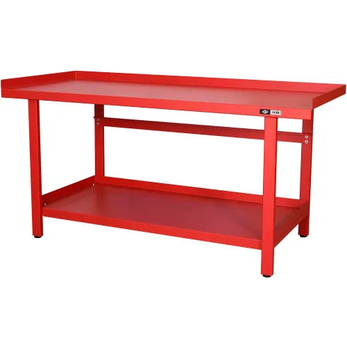 American Forge & Foundry® Heavy Duty Workbench, 72"W x 31"D, Red