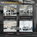 Showing different applications of the AM120S 12000lbs Single Point Lock 2 Post Car Lift