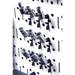 Showing differetnt attachments hanging from accessories from the Basic Slotted Metal Pegboard Accessory Pack by Wall Control