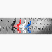 Showing the color variations for accessories for the Garage Storage Lawn Garden Tool Organization Wall Organizer Rack