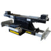 Side view of iDEAL 7,000 lb rolling bridge jack with telescoping arms and hydraulic controls