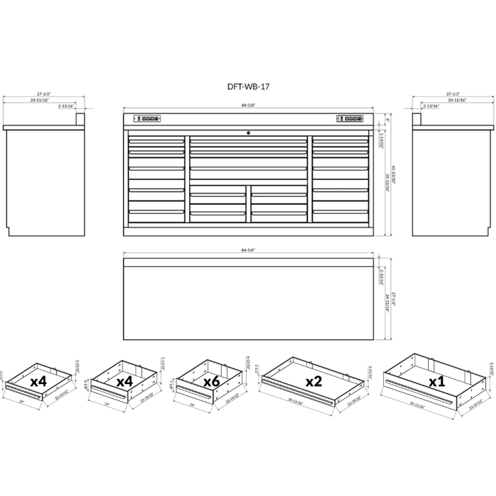 Spec sheet for the dragonfire DFT-WB-17