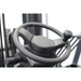 Steering wheel with knob on the EK20D forklift – Allows for precision maneuvering in tight spaces, paired with responsive control levers.