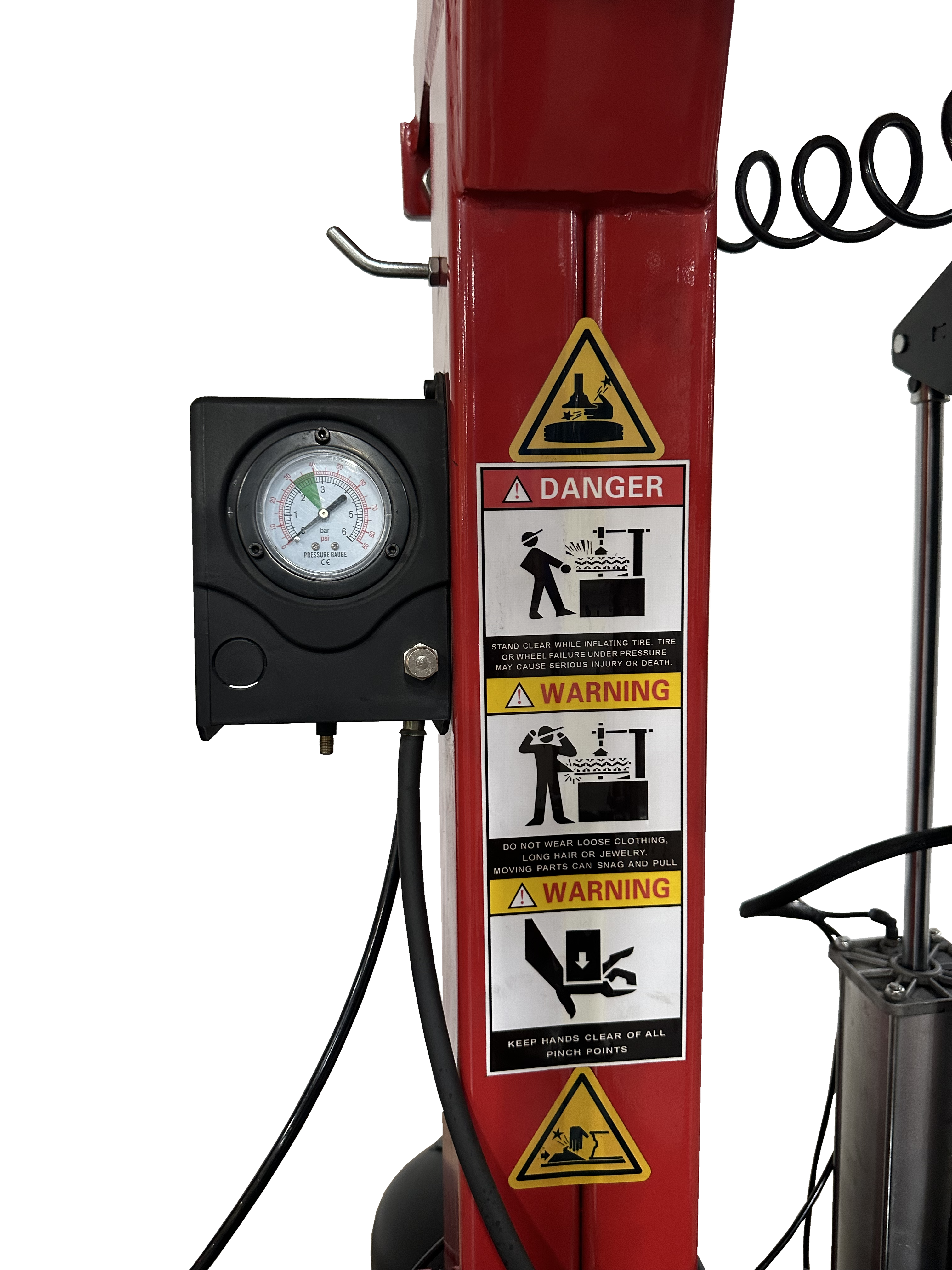 Tuxedo TC-1300 dual bead-blaster jets in all four clamps