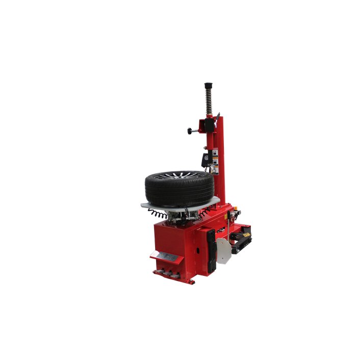 Tuxedo TC-950 with a truck tire clamped on the turntable