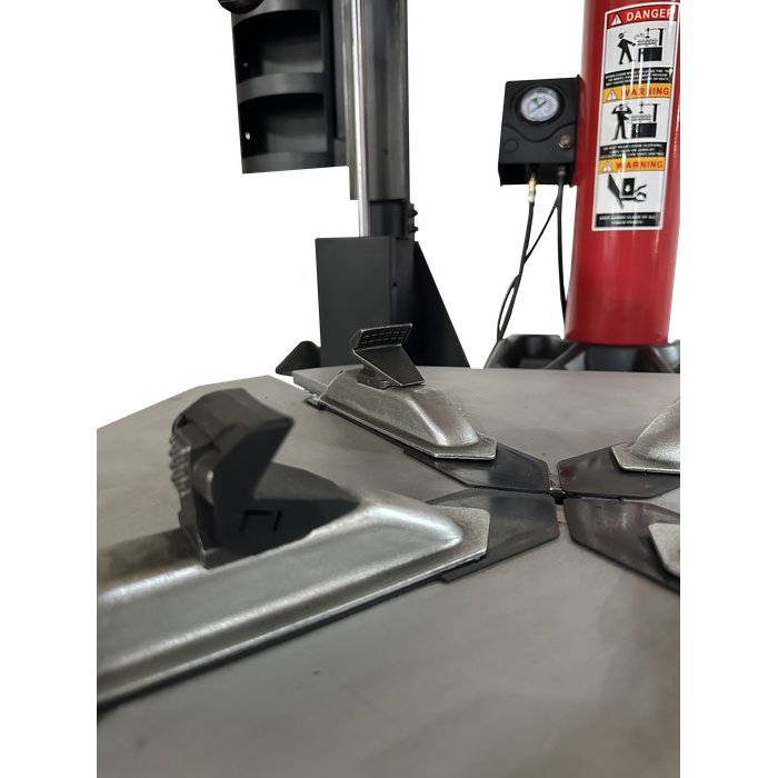 Tuxedo TC-950-WPA four pneumatic clamps with plastic protectors