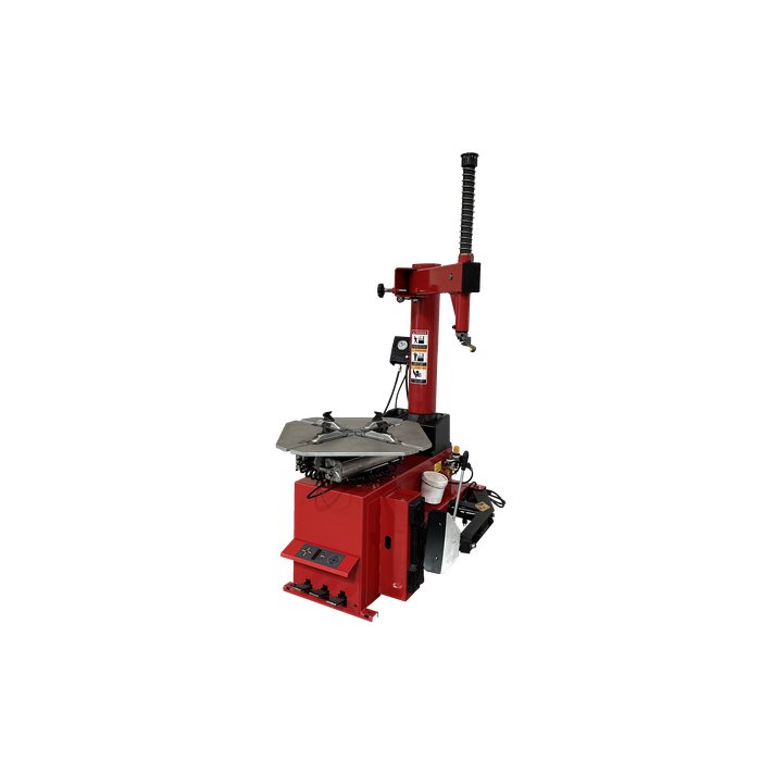 Tuxedo TC-950 bead breaker with adjustable stops