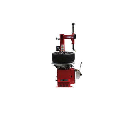 Tuxedo TC-950 tire changer, straight-on view of the swing arm