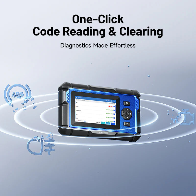 TOPDON ArtiDiag600 S one-click code reading and clearing screen