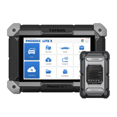 TOPDON Phoenix Lite 3 diagnostic scanner with MDCI interface front view