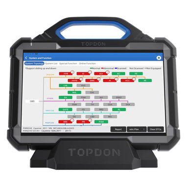 TOPDON Phoenix Max 13.3 inch automotive diagnostic tablet front view