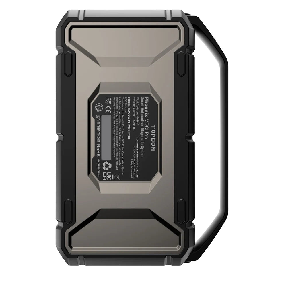 TOPDON Phoenix Max MDCI Pro diagnostic interface rear view