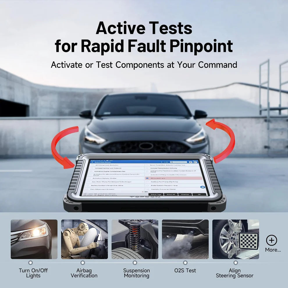 TOPDON Phoenix Plus 2 performing active tests for rapid fault pinpointing and troubleshooting