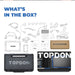 TOPDON Phoenix Smart professional diagnostic tool kit with accessories and carrying case