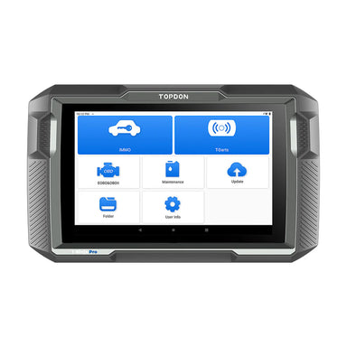 TOPDON T-Ninja Pro automotive key programmer tablet main interface