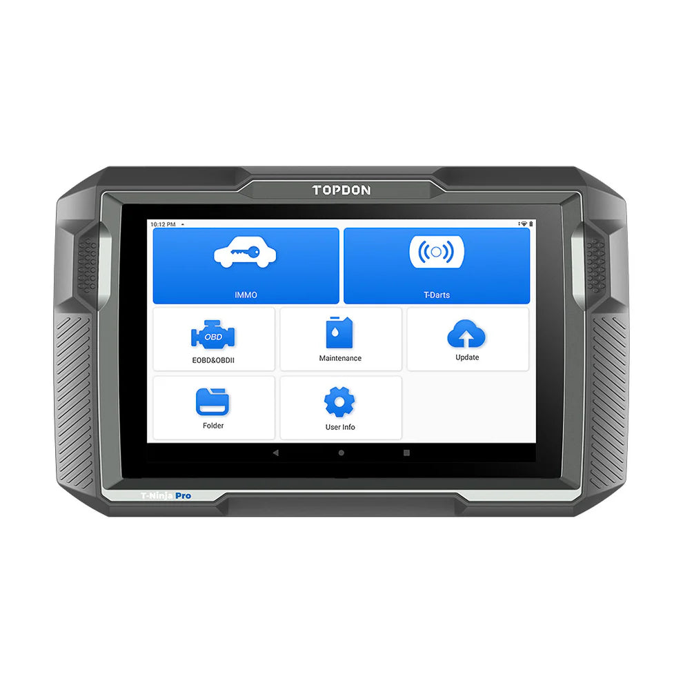 TOPDON T-Ninja Pro automotive key programmer tablet main interface
