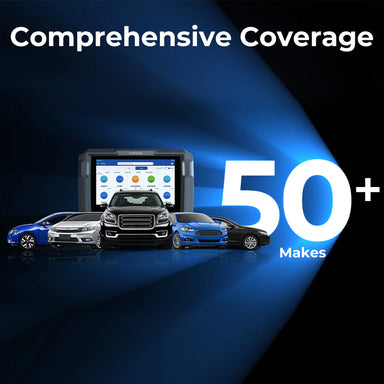 TOPDON T-Ninja Pro comprehensive vehicle coverage supporting 50+ makes