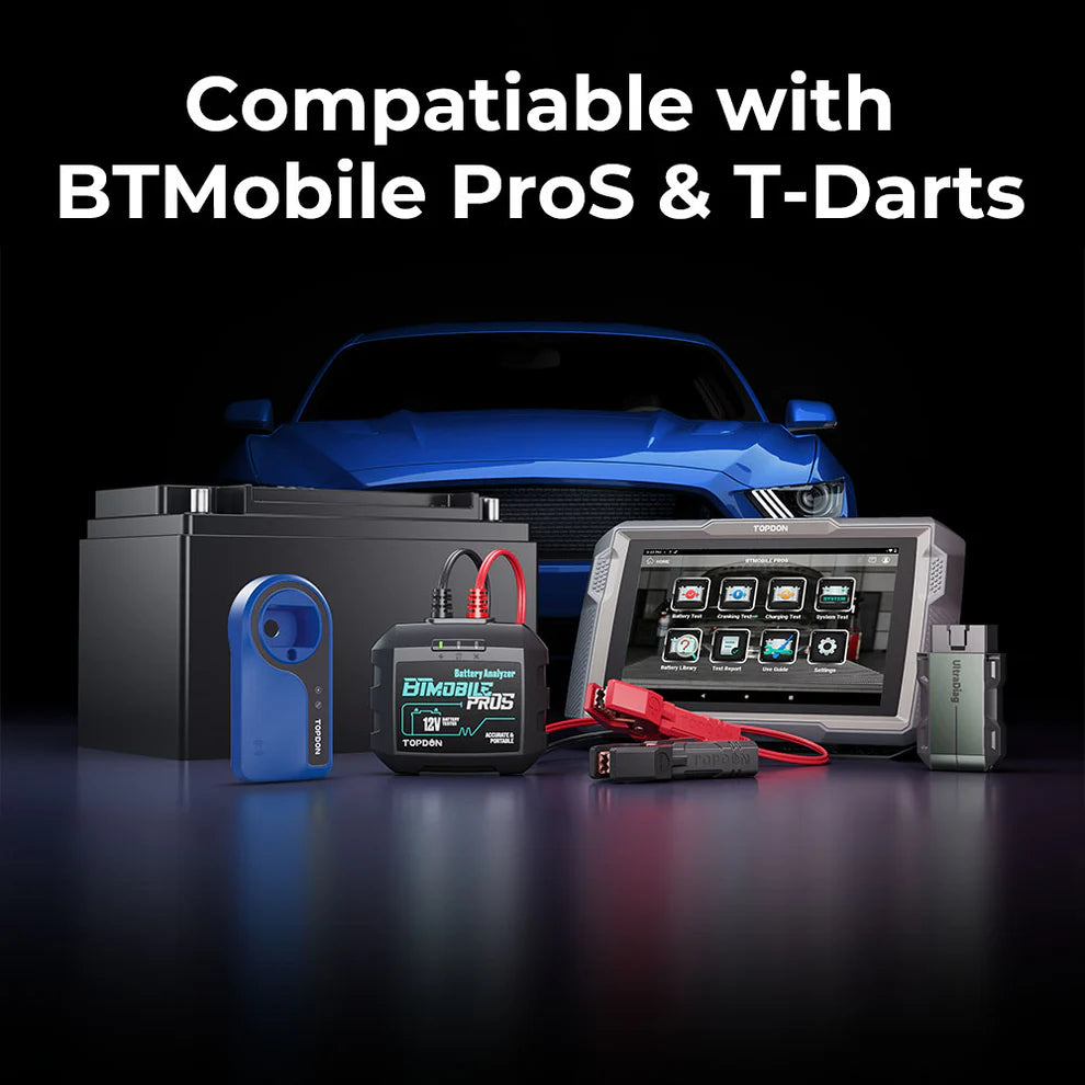 TOPDON UltraDiag diagnostic scanner compatible with BTMobile ProS and T-Darts accessories