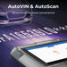 TOPDON UltraDiag diagnostic tool featuring AutoVIN and AutoScan for fast vehicle identification and scanning