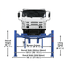 The Atlas PVL14 Four-Post Lift delivers commercial-grade strength with impressive lifting height and wide column spacing—perfect for safely elevating medium-duty trucks.