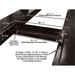 Top-down view of the Atlas PRO8000 showcasing its included jack tray, wide runway spacing, and durable 6-gauge steel construction—built to handle real garage work with precision fit and strength.