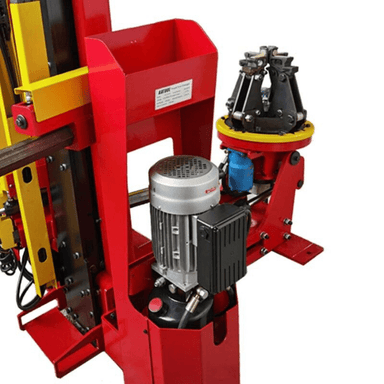 Top side view of the KT-TV910 Hydraulic Truck Tire Changer by Katool