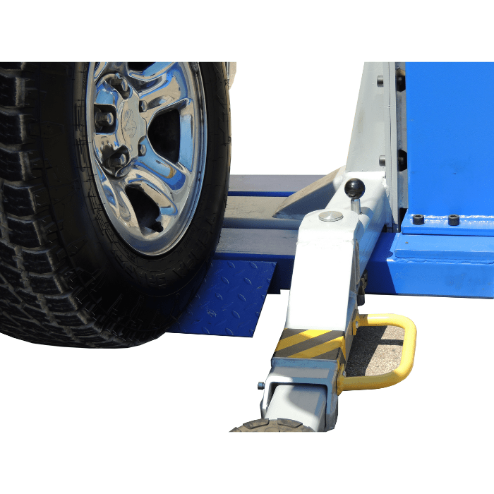 Low-profile drive-over ramp for iDEAL MSC-6KLP single post lift