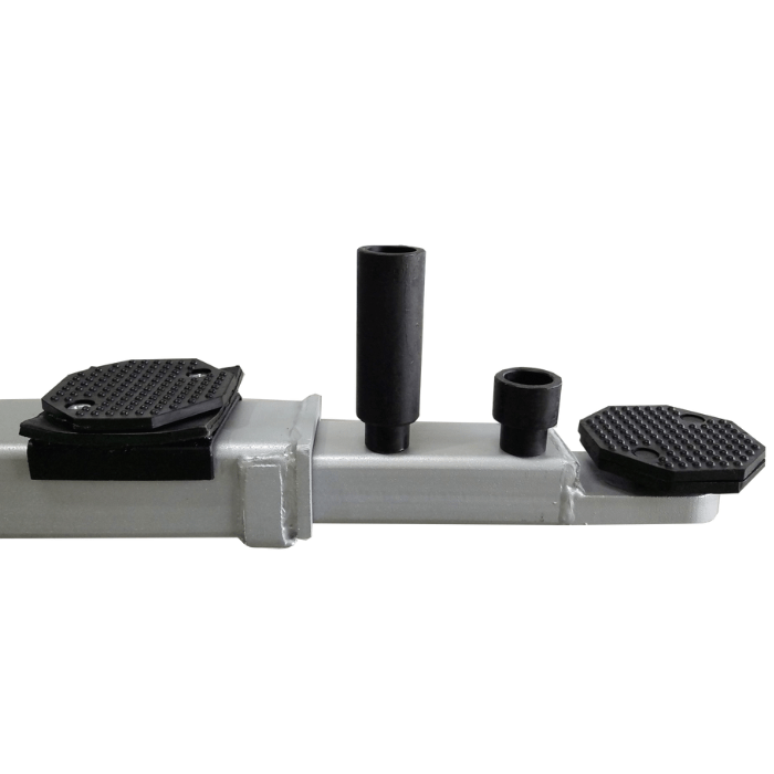 Tuxedo TP9KF-TUX 2 post lift with low-profile lift pads and height adapters