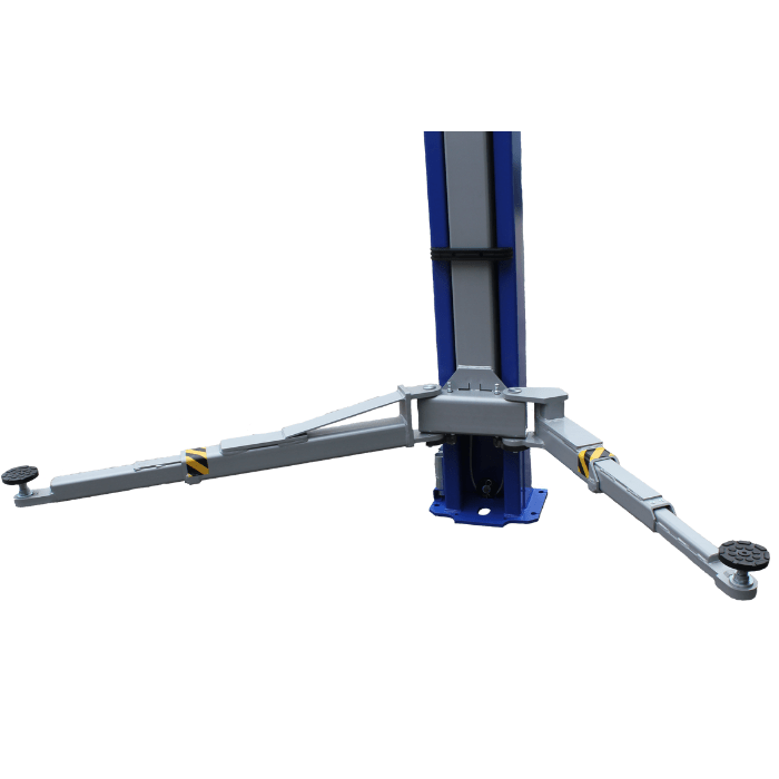 Two extended lift arms on iDEAL TP10KAC-DX clear floor lift