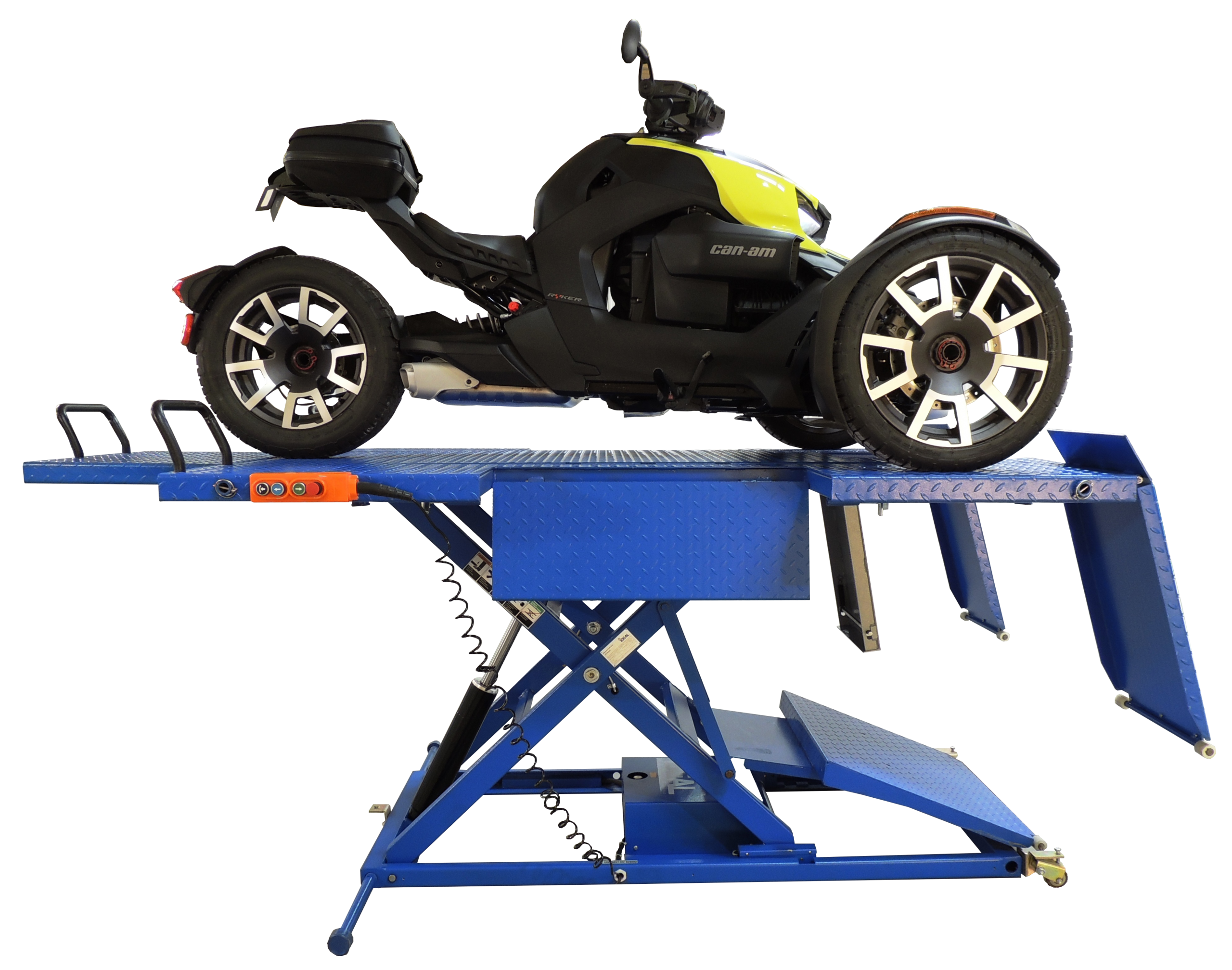 iDEAL U-2200IEH-XR with front extension and dolly wheel kit