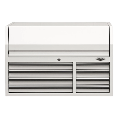 Viper Tools 41 in 8 Drawer Top Chest front view in White