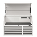 Viper Tools 41 in 8 Drawer Top Chest with lid open in White