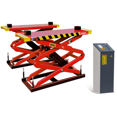 XL-9F by AMGO, 9,000 lb flush-mount scissor lift